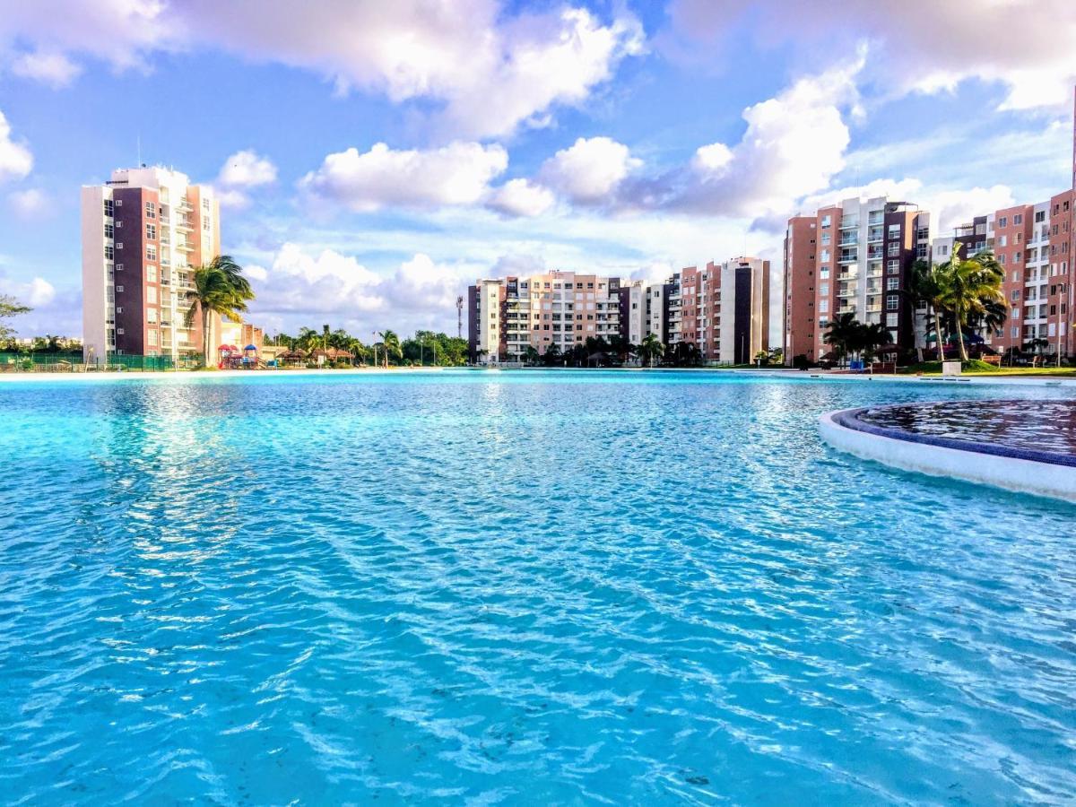 Escape Al Caribe Con Una Vista Impresionante En Pilarita'S Dream Lagoons Канкун Екстер'єр фото