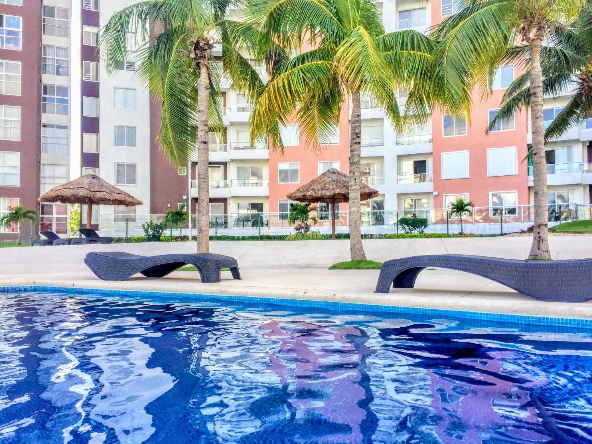 Escape Al Caribe Con Una Vista Impresionante En Pilarita'S Dream Lagoons Канкун Екстер'єр фото