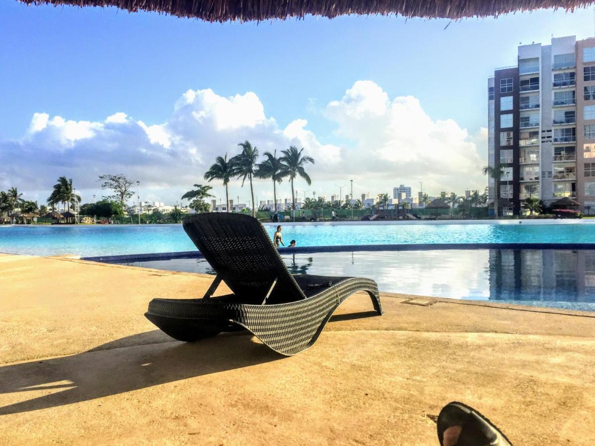 Escape Al Caribe Con Una Vista Impresionante En Pilarita'S Dream Lagoons Канкун Екстер'єр фото