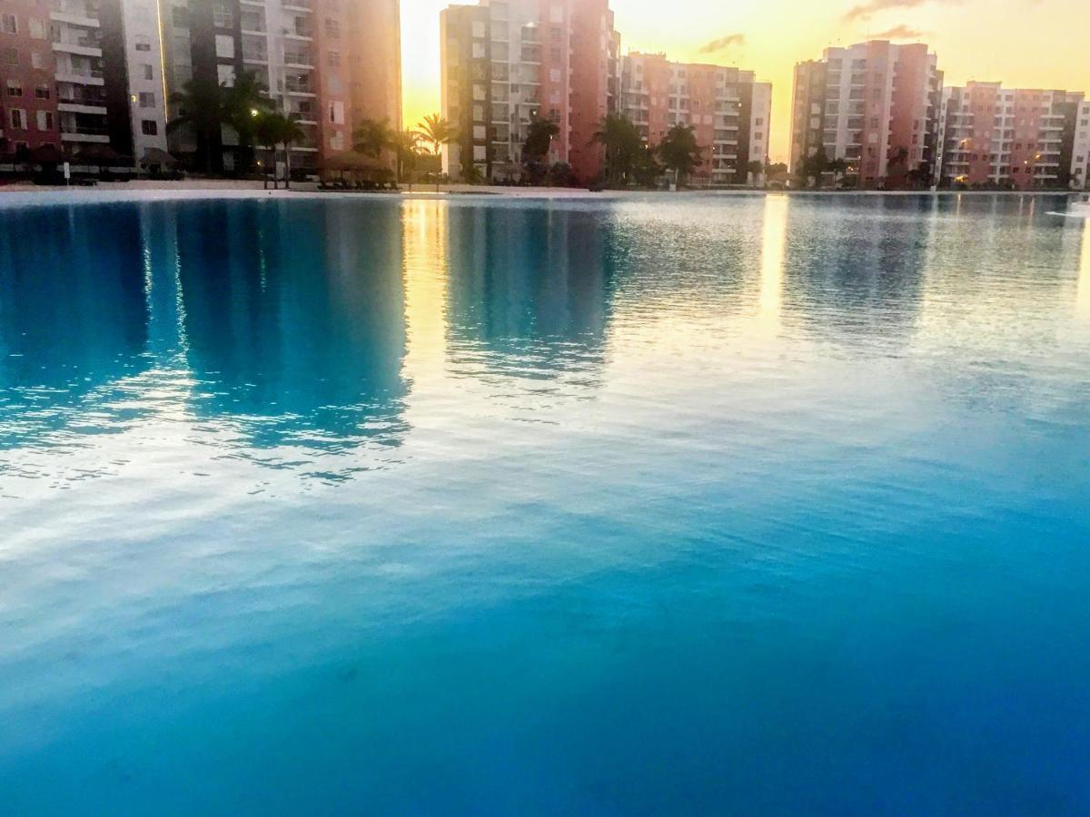 Escape Al Caribe Con Una Vista Impresionante En Pilarita'S Dream Lagoons Канкун Екстер'єр фото