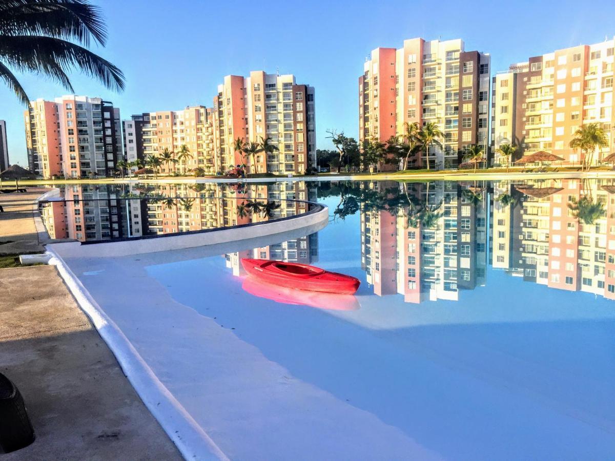 Escape Al Caribe Con Una Vista Impresionante En Pilarita'S Dream Lagoons Канкун Екстер'єр фото