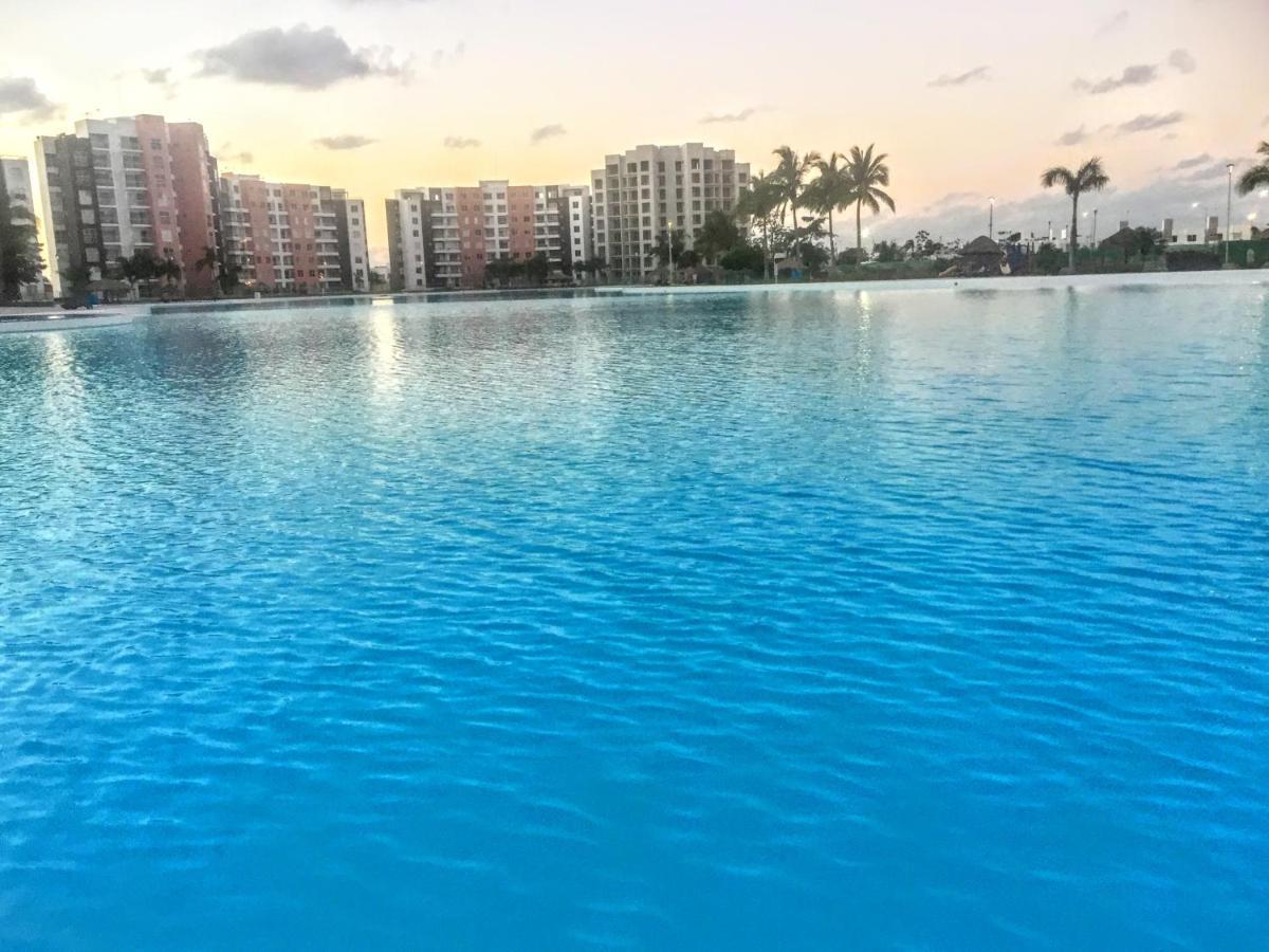 Escape Al Caribe Con Una Vista Impresionante En Pilarita'S Dream Lagoons Канкун Екстер'єр фото