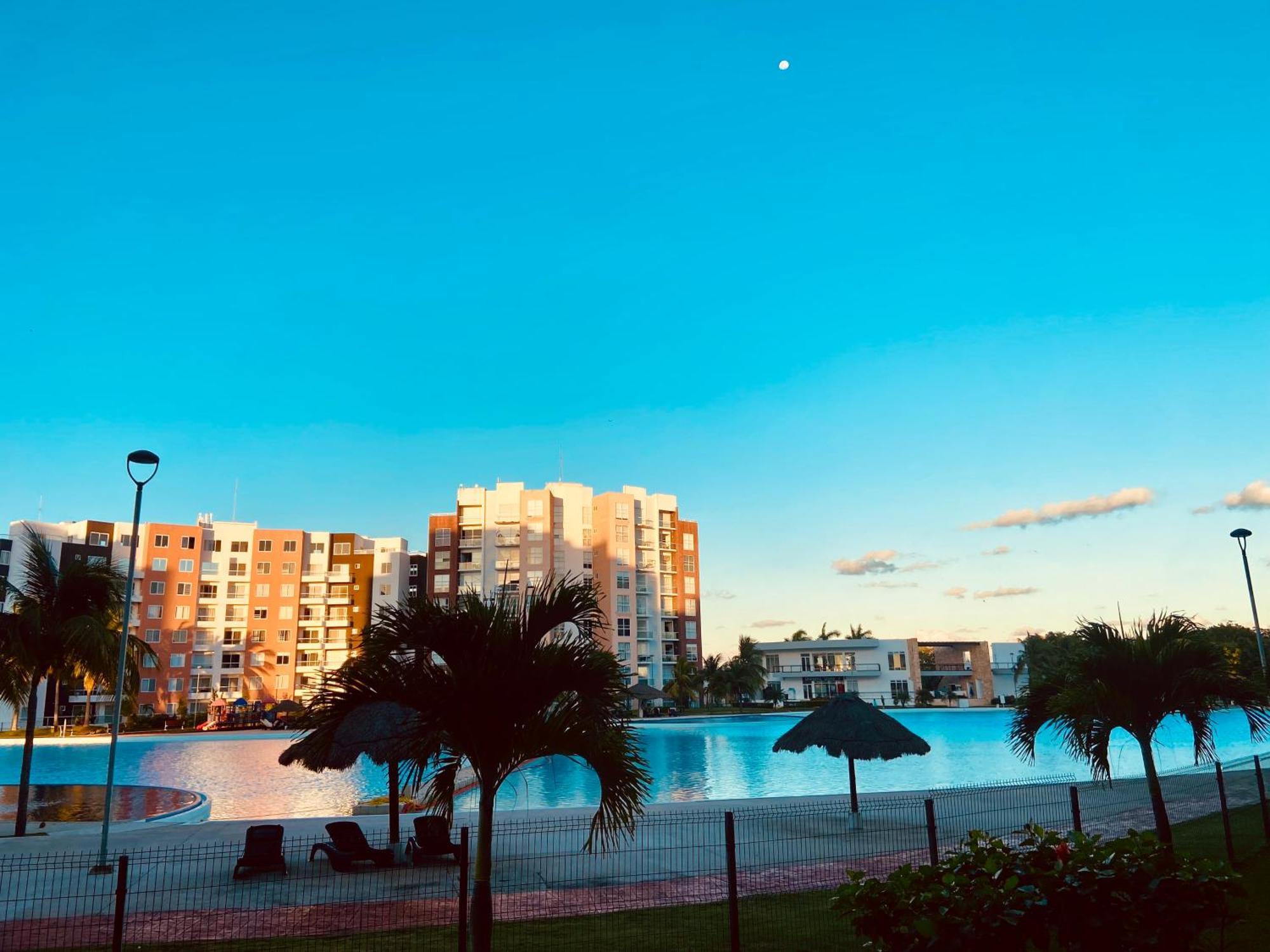 Escape Al Caribe Con Una Vista Impresionante En Pilarita'S Dream Lagoons Канкун Екстер'єр фото